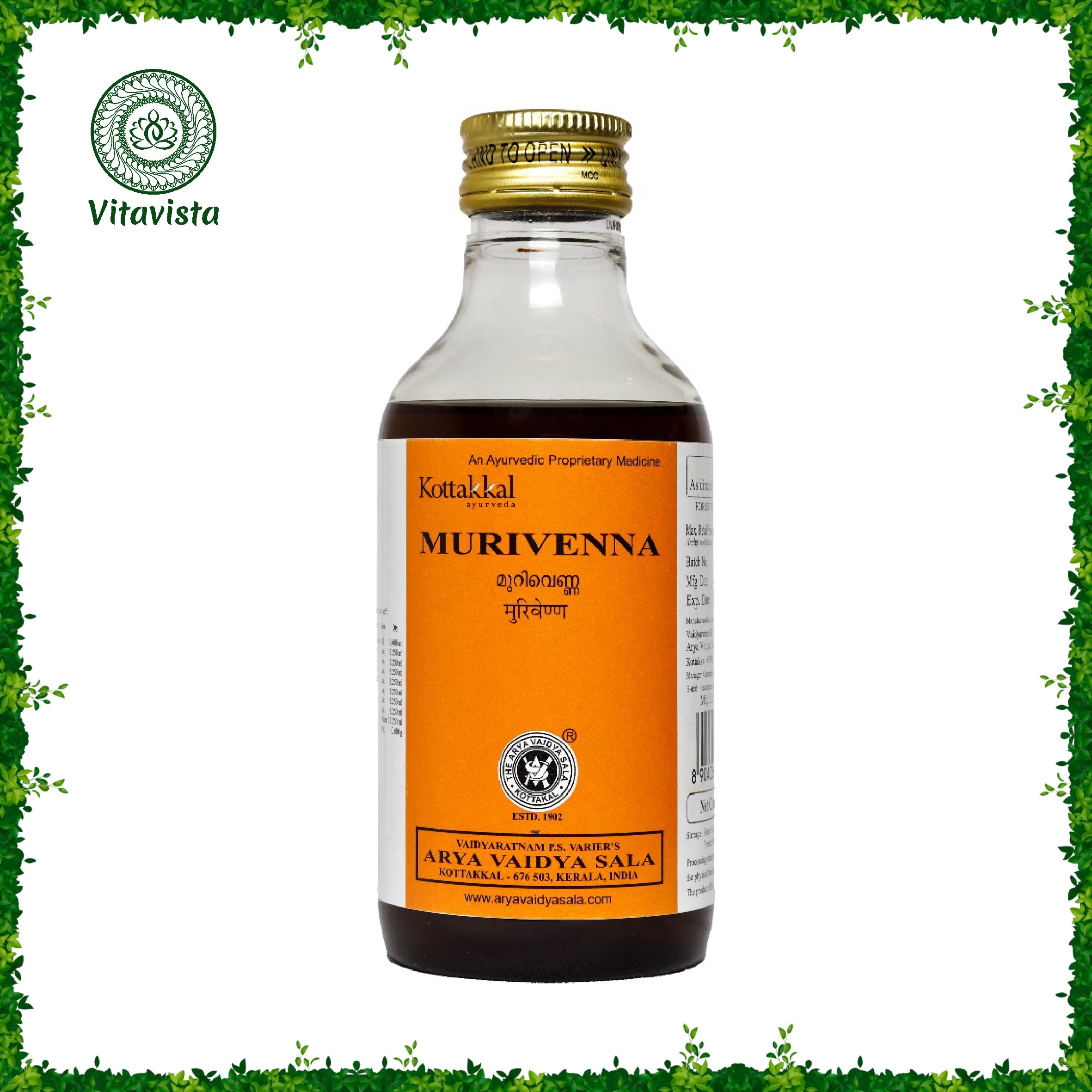 Murivenna Oil Kottakkal: Аюрведическое масло для восстановления суставов и костей