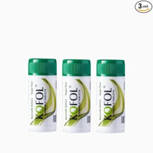Charak KOFOL Chewable Tablets — аюрведические жевательные таблетки без сахара для поддержки здоровья горла, облегчения сухого кашля и свежести дыхания